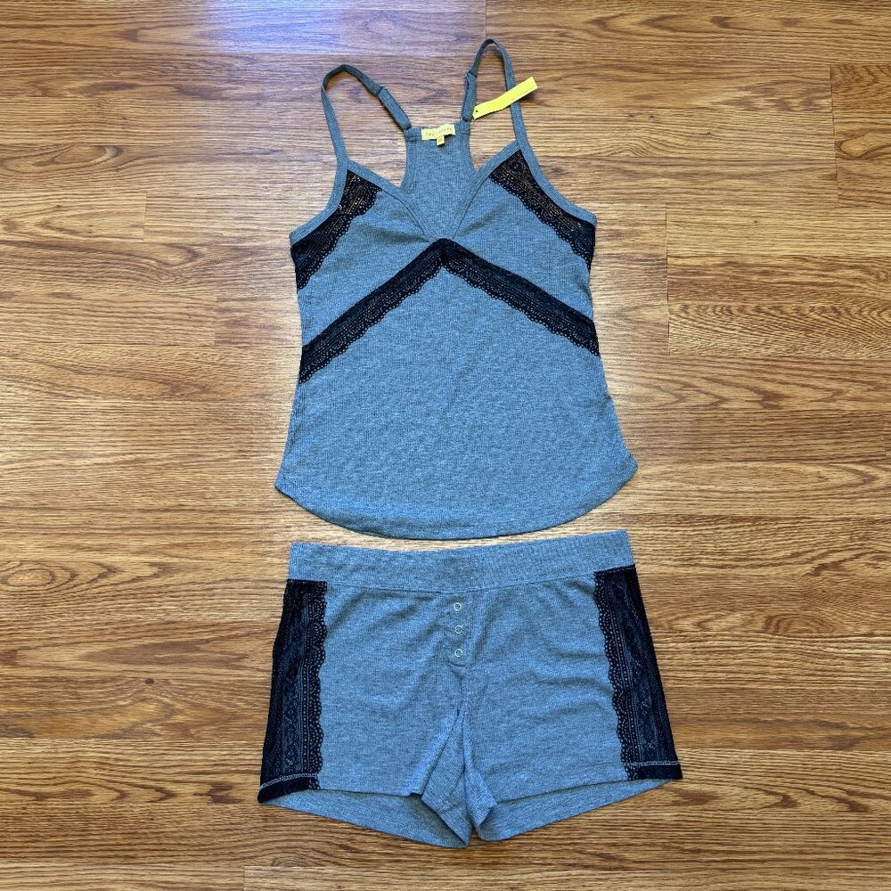 NWT Fleur't With Me Shorts and Tank Pajama Set